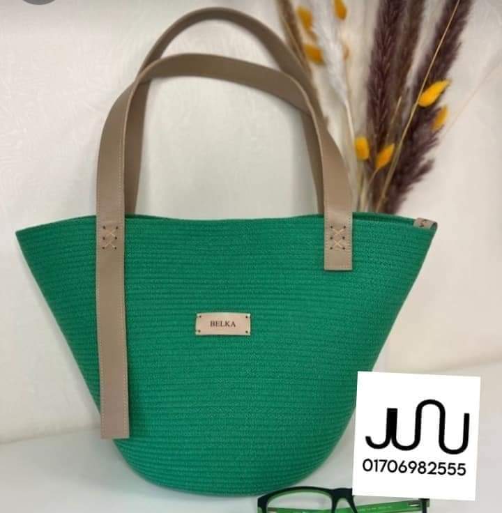 Green Belka rope tote